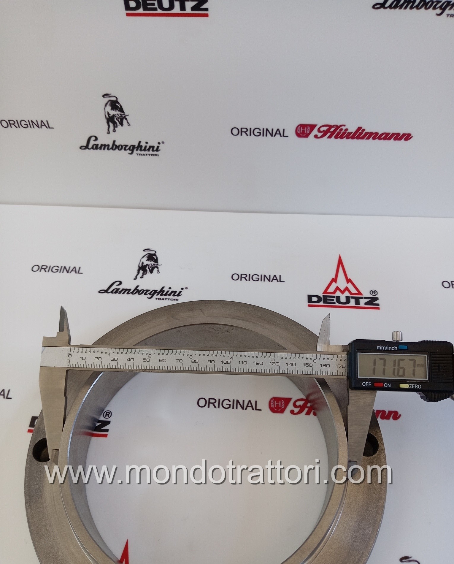 Pistone freno - 0.008.5593.0 - originale SDF, SAME, Lamborghini, Hürlimann - imagine 4
