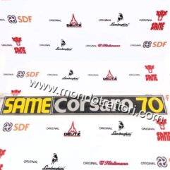 Targhetta SAME Corsaro 70 - 0.157.7225.0 – originale SDF, SAME